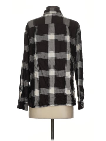 Cosmic Blue Love Long Sleeve Button-Down Shirt (view 2)