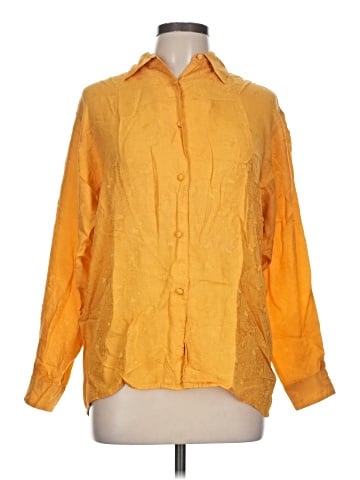 Jessica Long Sleeve Silk Top (view 1)