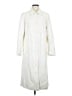 Scoop 100% Polyester Ivory Trenchcoat Size M - photo 1