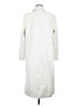 Scoop 100% Polyester Ivory Trenchcoat Size M - photo 2