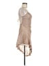 Assorted Brands Metallic Tan Cocktail Dress Size M - photo 4