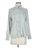 Zara 100% Polyester Solid Teal Long Sleeve Blouse Size XS - photo 1