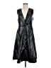Allegra K Metallic Black Cocktail Dress Size M - photo 1
