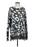 GeeGee Animal Print Gray Pullover Sweater Size S - photo 1