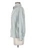 Zara 100% Polyester Solid Teal Long Sleeve Blouse Size XS - photo 5