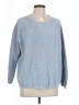 525 America 100% Cotton Solid Blue Pullover Sweater Size L - photo 1