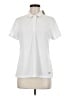 Nike 100% Polyester White Short Sleeve Polo Size M - photo 1