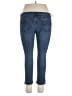 Simply Vera Vera Wang Solid Blue Jeans Size 14 (petite) - photo 2