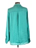 Guess 100% Polyester Teal Long Sleeve Blouse Size L - photo 2