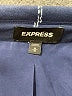 Express 100% Polyester Plaid Blue Coat Size M - photo 6