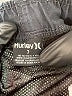 Hurley 100% Polyester Black Board Shorts Size 7 - photo 3