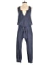 Wilt Solid Blue Jumpsuit Size M - photo 1