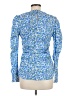 Zara Blue Long Sleeve Blouse Size M - photo 2