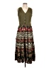 Rabbit Rabbit Rabbit Designs Paisley Brown Casual Dress Size 10 - photo 1