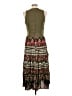 Rabbit Rabbit Rabbit Designs Paisley Brown Casual Dress Size 10 - photo 2