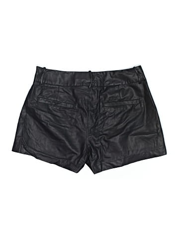 David Lerner Faux Leather Shorts (view 2)