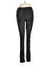 Express Paisley Black Casual Pants Size 6 Long - photo 1