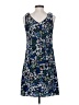 CAbi 100% Polyester Floral Blue Casual Dress Size XS - photo 2