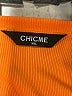 ChicMe Orange Cocktail Dress Size XXL - photo 7