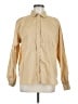 And Now This 100% Cotton Solid Tan Long Sleeve Button-Down Shirt Size M - photo 1