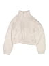 90 Degree by Reflex Ivory Turtleneck Sweater Size 12 - photo 1