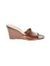 Nine West 100% Leather Brown Wedges Size 9 - photo 1