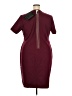 IMAN Burgundy Cocktail Dress Size 2X - photo 2