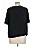 Who What Wear 100% Polyester Black Short Sleeve Top Size L - photo 2