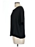 Who What Wear 100% Polyester Black Short Sleeve Top Size L - photo 5