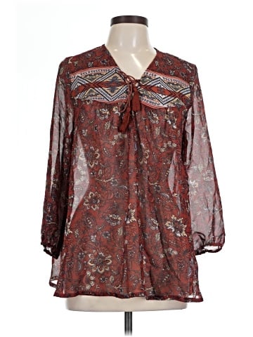 Roper 3/4 Sleeve Blouse (view 1)