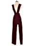 Assorted Brands Solid Burgundy Jumpsuit Size S - photo 1
