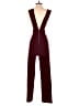 Assorted Brands Solid Burgundy Jumpsuit Size S - photo 2