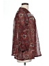 Roper 100% Polyester Burgundy 3/4 Sleeve Blouse Size L - photo 4