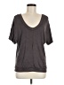 H by Bordeaux Gray Short Sleeve Top Size M - photo 1