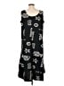 Assorted Brands Graphic Black Casual Dress Size L (estimated) - photo 2