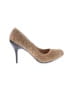 Kenneth Cole REACTION Animal Print Gold Heels Size 9 1/2 - photo 1