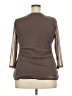 Alfani 100% Nylon Brown 3/4 Sleeve Top Size 2X - photo 2