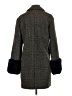 Zara TRF Houndstooth Gray Coat Size XS - photo 2