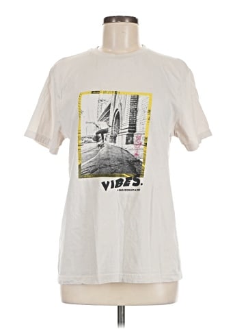 Denim & Flower Short Sleeve T-Shirt (view 1)