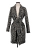 Cupcakes & Cashmere Animal Print Gray Coat Size XS - photo 1