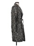 Cupcakes & Cashmere Animal Print Gray Coat Size XS - photo 4