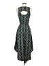 Xhilaration Argyle Teal Casual Dress Size S - photo 2