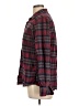 Lands' End Plaid Burgundy Long Sleeve Button-Down Shirt Size 12 - photo 5