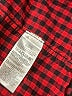 Old Navy Checkered-gingham Red Long Sleeve Button-Down Shirt Size 10 - 12 - photo 4