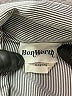 BonWorth 100% Polyester Graphic Gray Short Sleeve Blouse Size Med Petite - photo 7
