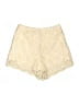 H.I.P. Happening in the Present 100% Polyester Ivory Shorts Size M - photo 2