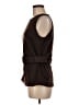 Ann Taylor Brown Sleeveless Blouse Size M - photo 5