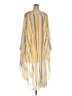 ModCloth 100% Polyester Stripes Yellow Kimono Size 4X - photo 1