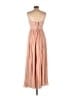 Unbranded 100% Polyester Tan Pink Cocktail Dress Size 12 - photo 2