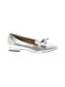 Talbots Metallic Silver Flats Size 6 1/2 - photo 1